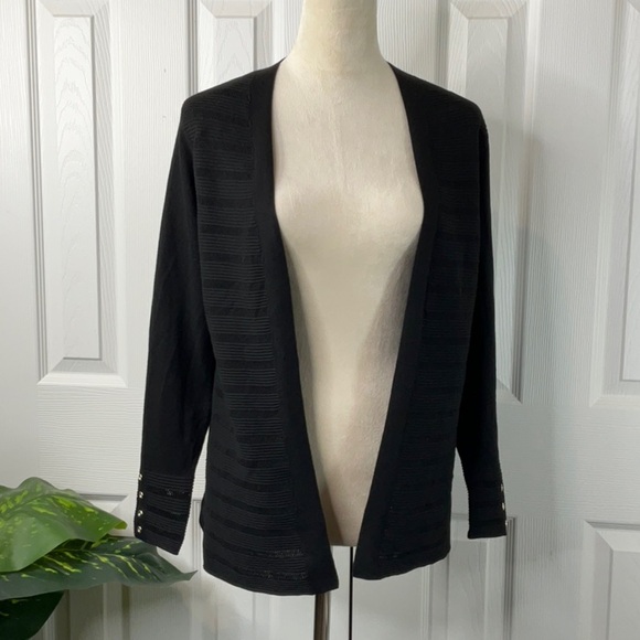 Verve Ami Women’s Black Cardigan Sweater Size S - Picture 2 of 11